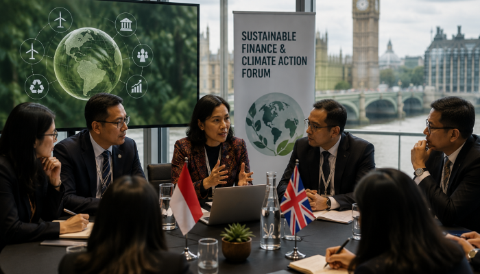 OJK Gandeng Lintas Kementerian Kepung Isu Perubahan Iklim di Forum London
