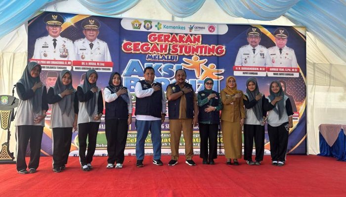 Pemprov Sultra Gelar Gerakan Cegah Stunting Melalui Aksi Bergizi di Bombana