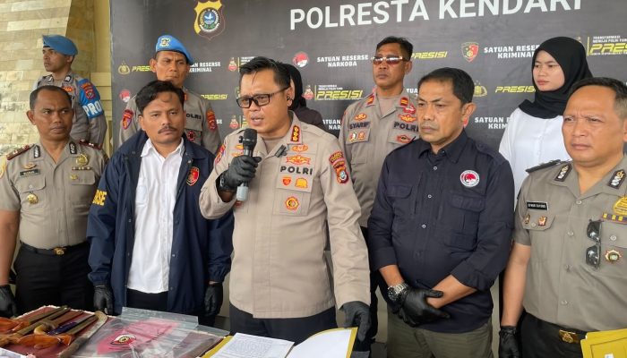 Curanmor hingga Kekerasan Seksual, Sederet Kasus Diungkap Polresta Kendari