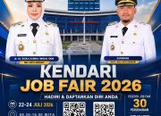 700 Lowongan Kerja Dibuka, Kendari Job Fair 2026 Hadirkan 30 Perusahaan di Balai Kota