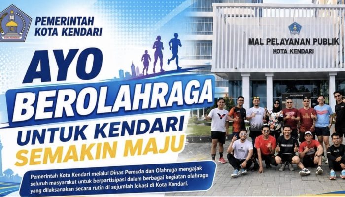 Kendari Run hingga Senam, Ini Deretan Program Olahraga Rutin Pemkot Kendari