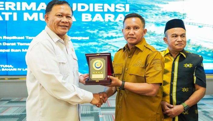 Temui Wamen KKP, Bupati Darwin Suarakan Program Strategis Perikanan Mubar