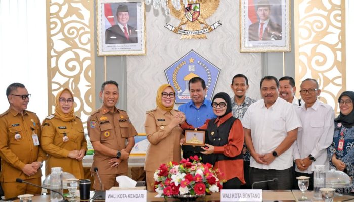 Wali Kota Bontang Terkesan dengan Kemajuan Kendari, Siap Implementasikan Inovasi Pemerintahan