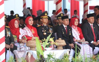 Kapolda Sultra Hadiri Upacara HUT ke-81 RI Bersama Forkopimda di Kantor Gubernur