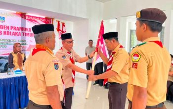 Plt Bupati Kolaka Timur Lepas Kontingen Pramuka Sorume IX Kwarcab Kolaka Timur Menuju Jambore Nasional XII Tahun 2026