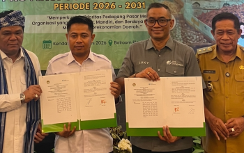 Jamin Perlindungan Sosial Pedagang Pasar, APPSI Sultra dan BPJS Ketenagakerjaan Teken MoU
