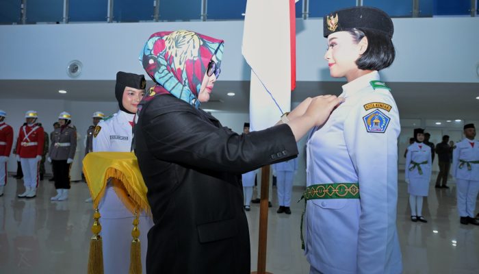 Wali Kota Kendari Kukuhkan 43 Paskibraka 2026, Siap Kibarkan Merah Putih pada HUT ke-81 RI