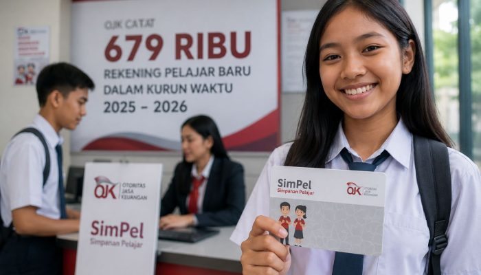 OJK Catat 679 Ribu Rekening Pelajar Baru dalam Kurun Waktu 2025 - 2026