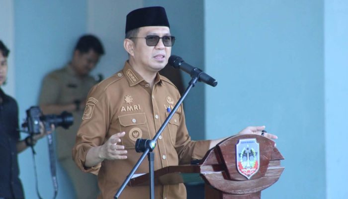 Pimpin Apel Pagi di RS SMS Berjaya, Bupati Kolaka Tekankan Disiplin dan Kualitas Pelayanan