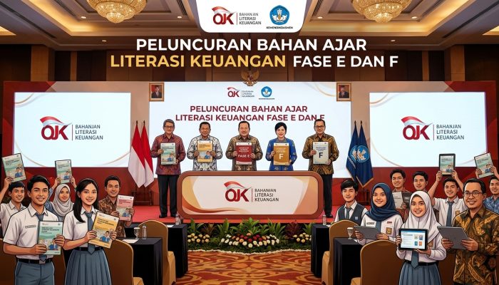 OJK dan Kemendikdasmen Luncurkan Bahan Ajar Literasi Keuangan Fase E dan F