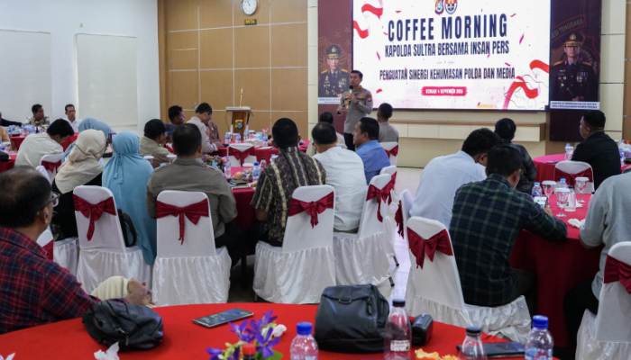 Kapolda Sultra Ajak Insan Pers Perkuat Sinergi: Saring Informasi, Tangkal Misinformasi