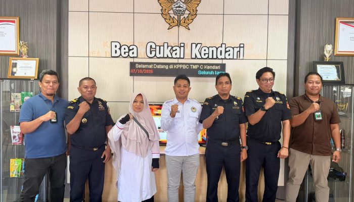 APPSI Sultra Anjangsana ke Bea Cukai Kendari, Dorong UMKM Tembus Ekspor