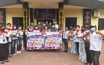 “Katong Baku Jaga” Astra Motor di Ambon, Bagikan Masker untuk Masyarakat Terdampak Kabut Asap