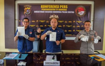 Berawal dari Laporan Warga, Polda Sultra Bongkar Jaringan Sabu 3,5 Kg di Kendari